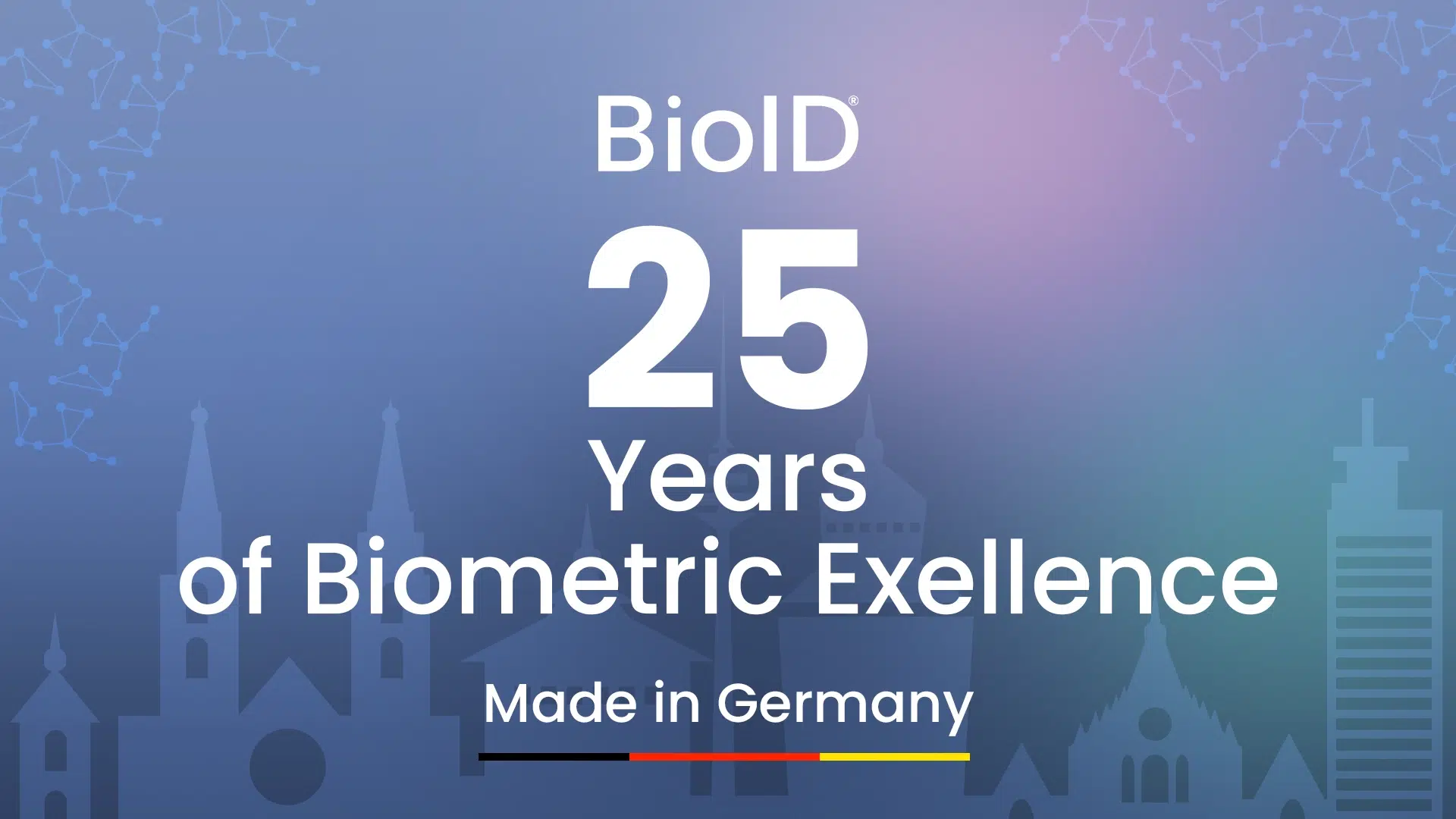 BioID 25 years anniversary with website relaunch