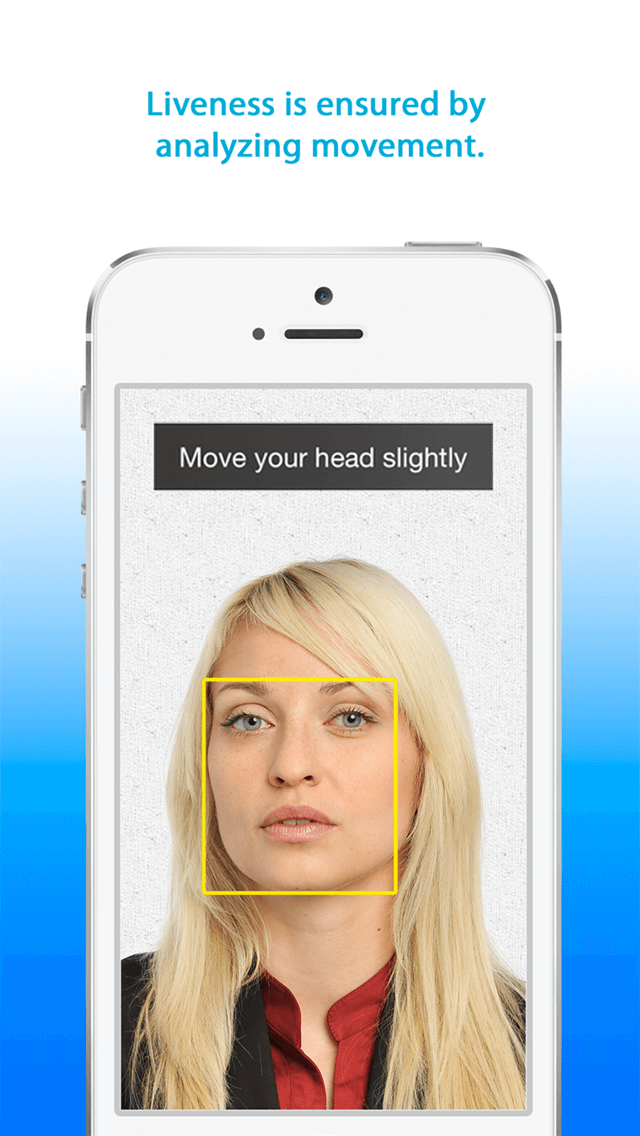facial recognition app biometric authentication